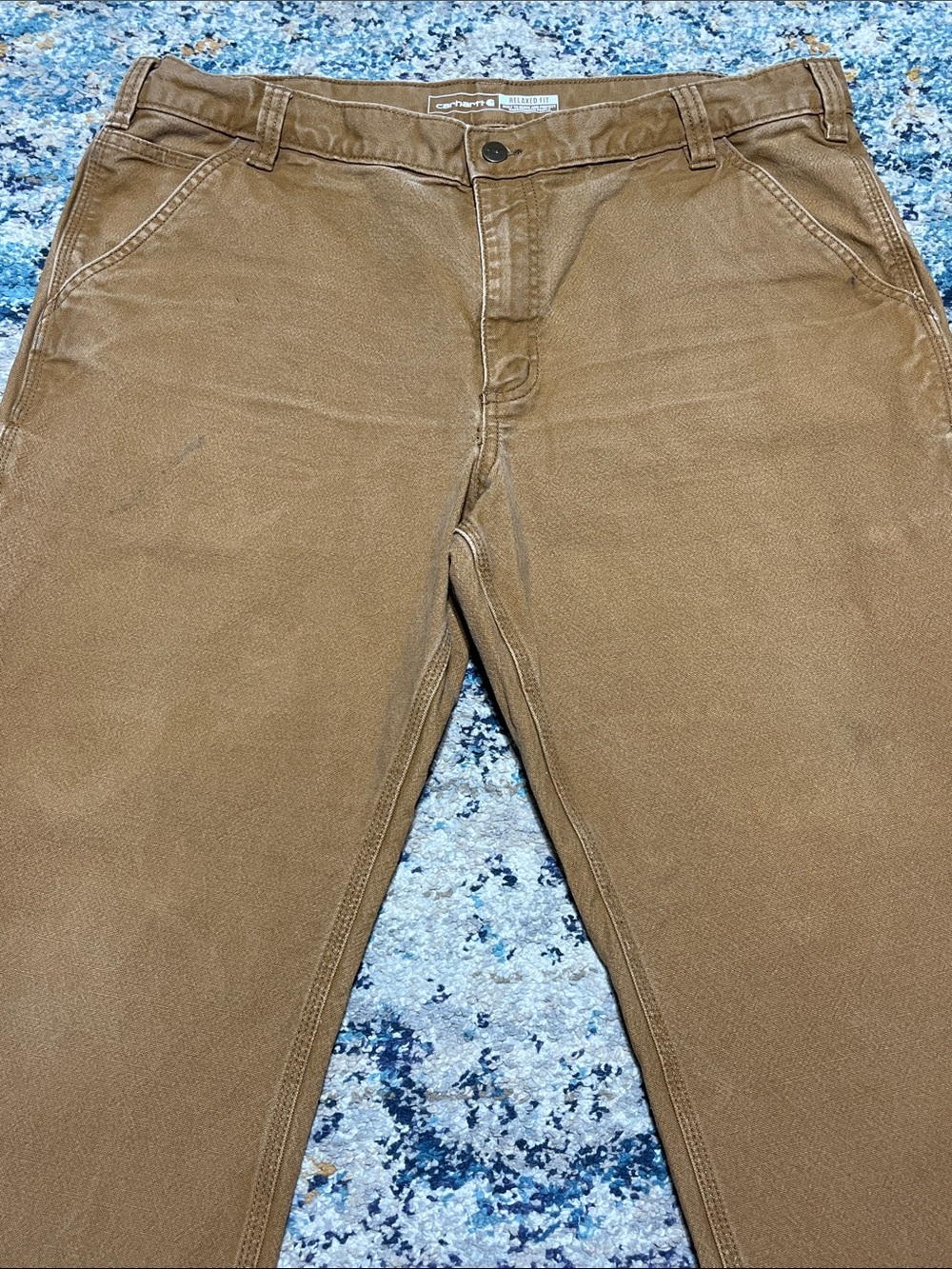 Carhartt Men's Rugged Flex Relaxed Fit Duck Utility Work Pants in size 38x30 - Picture 11 of 16
